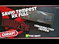 SAVIO TEMPEST RX FULL / BEST BUDGET GAMING MECHANICAL KEYBOARD / UNBOXING / REVIEW / SOUND TEST