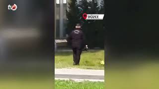 Kauçuk Fabrikasında Baca Yangını