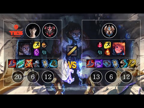 TES knight Sylas vs Zoe Mid - KR Patch 10.13