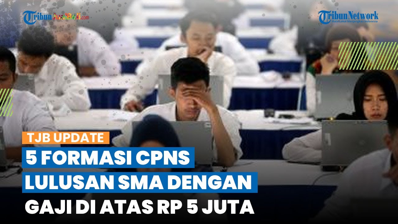 Pendaftaran Resmi Dibuka, Ini 5 Formasi CPNS untuk Lulusan SMA dengan