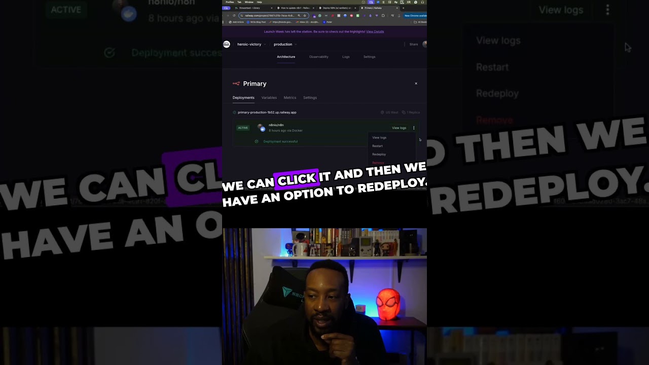 Railway Redeploy Quick Easy Project Updates  #aiagents