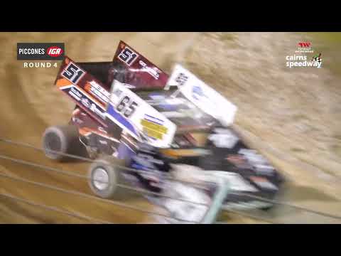 Aug12 PSF at TWW Cairns Speedway Pro Sprintcar Feature Race