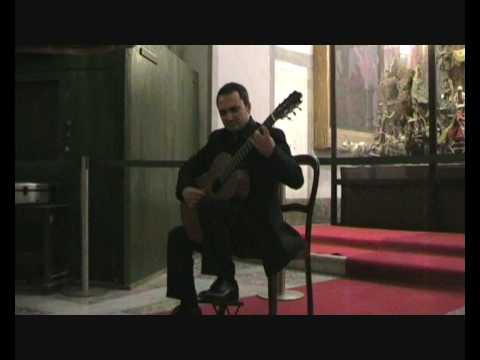 Marco Caiazza plays Zapateado from Tres Piezas Espanolas by J. Rodrigo