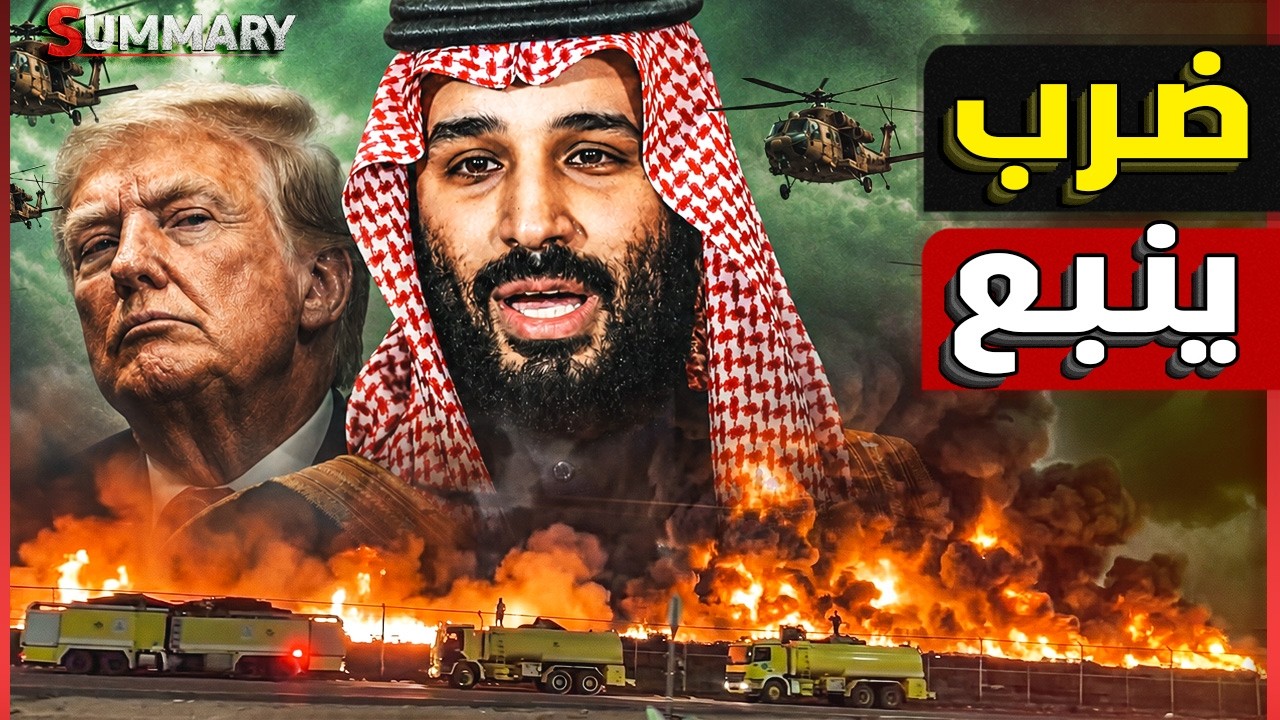 إيران تستهدف مدينة ينبع .. أخطر شريان نفطي في السعودية وترامب يستعد للحرب الك?