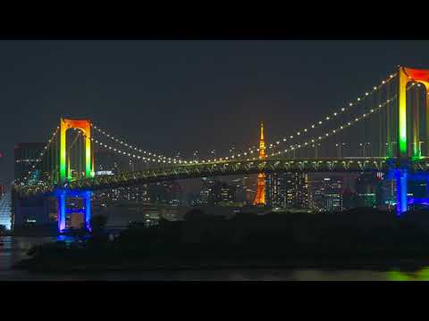 Tokyo, Light Trail, 4K HLG UHD Timelapse   Japan　東京夜景／ライトトレイル　タイムラプス