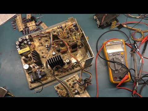 27" Neotec NT-2701 Arcade Monitor Chassis Repair - "Ticking" - C450 Shorted?