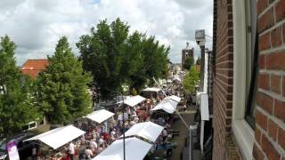 preview picture of video 'Lange markt 30 07 2014 Workum'