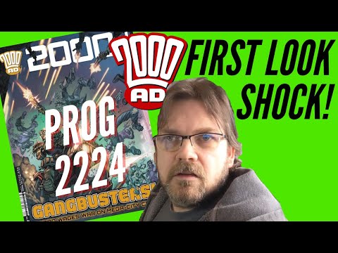 2000AD PROG 2224 FIRST LOOK SHOCK! - Subscriber Unbagging - Classic UK Comic Book