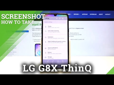How to Take Screenshot in LG G8X ThinQ – Catch Fleeting Content