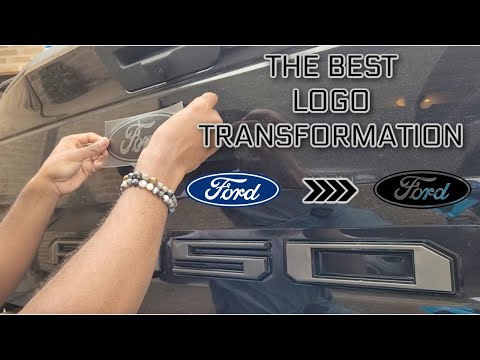 2018 - UP Ford F-150 Tailgate Letters and Logo Overlay Install