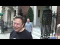 Elon Musk Talks About Hosting SNL Dogecoin And More On The Streets Of NYC