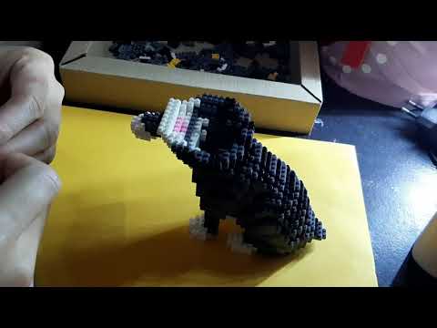 Building Blocks Nanoblocks Cat Kitten Series Balody