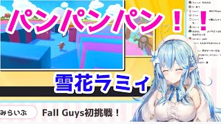 雪花ラミィ、リズミカルな台パンをする【ホロライブ/五期生】