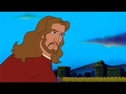 A tentação de Jesus no Deserto. (Desenhos Bíblicos)