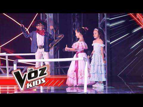 Milagrito, Victoria and Mariángel sing ‘Yo no fui’ - Battles | The Voice Kids Colombia 2021