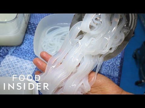 Clear Jelly Noodles Are A Popular Chinese Street Food
