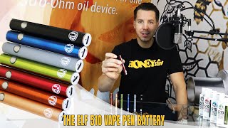 HoneyStick ELF vape pen battery for 510 thread oil vape pen carts | 400 mAh, USB rechargeable