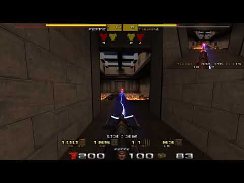 QuakeCon 2017 - feffe vs thump4, map 1 (dm4) - QuakeWorld