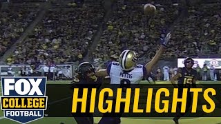 Dante Pettis makes catch for 28-yard TD from Browning | 2016 College Football Highlights