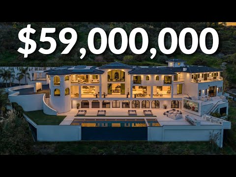 Inside a $59,000,000 MEGA Mansion With INSANE Amenities | Bel Air Luxury Home Tour