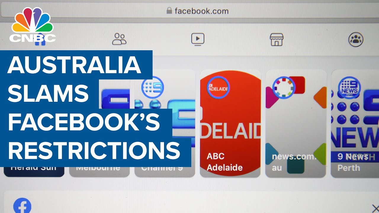 Australia slams Facebook's move to block news amid new media bill