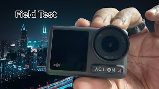 DJI Action 4 real field test sunrise and car footage