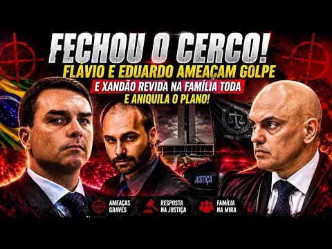 URGENTE! TENSÃO MÁXIMA: FLÁVIO E EDUARDO ENFRENTAM NOVA REAÇÃO DE MORAES!