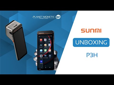 Unboxing Termial bancaire portable Sunmi P3H
