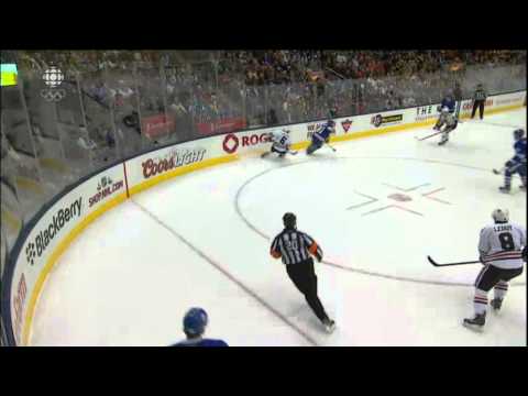 Kulemin 4-2 Goal - Blackhawks vs Maple Leafs (Dec 14, 2013)