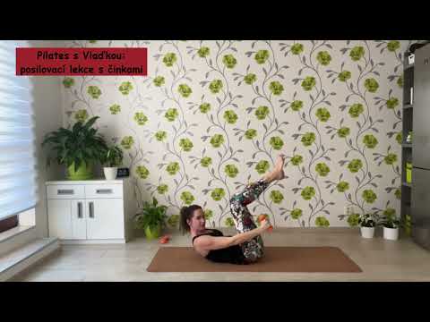 Pilates s Vlaďkou: posilovací lekce s činkami/klidně i bez