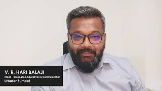 VR Hari Balaji Head Information, Education & Communication Urbaser Sumeet British Clean