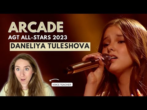 Voice Teacher Reacts to Arcade by Daneliya Tuleshova