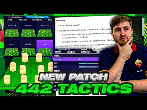FIFA 21 NEW PATCH TOP 200 442 CUSTOM TACTICS/INSTRUCTIONS! COMPLETE GAME PLAN TO GET YOU MORE WINS!