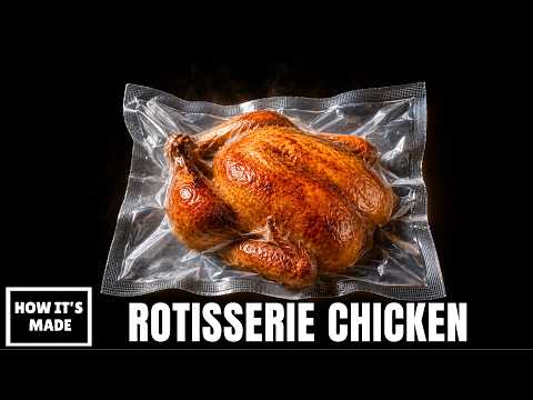 How Rotisserie Chicken Is Made - Why Cooked Chicken Costs Less Than Raw