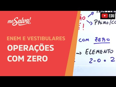 Operações com zero | Matemática Básica | Me Salva! ENEM e Vestibulares