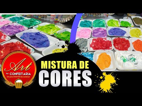 Mixing colors - Art in Pastry Making!