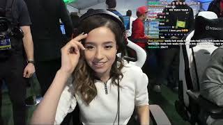 Pokimane - short stream from the ProBowl ^__^ #ad 20190125