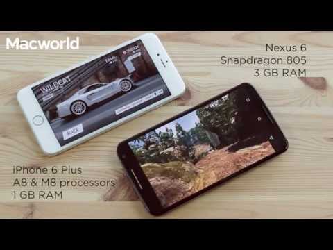 Apple iPhone 6 Plus vs Google Nexus 6 comparison