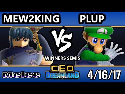 CEO Dreamland 2017 SSBM - FOX MVG | Mew2King (Sheik/Marth) Vs. PG | Plup (Luigi) Smash Melee WS