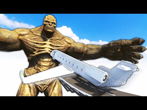 Crashing PLANES Into ABOMINATION - Teardown Mods Multiplayer