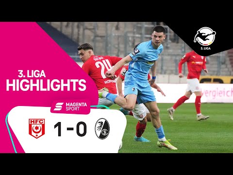 Hallescher FC - SC Freiburg II | Highlights 3. Liga 21/22