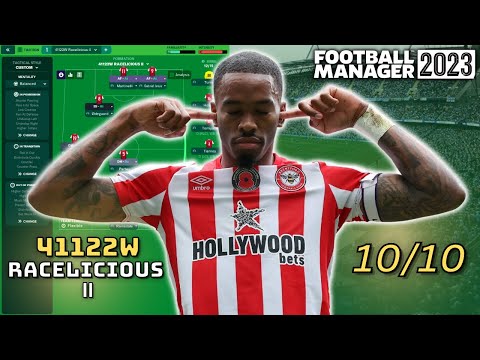 Is this the BEST TACTIC in Football Manager?! | 41122W Racelicious II | FM23 Tactic Testing