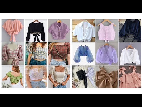 Best tops designs !! latest fansy short tops designs !!