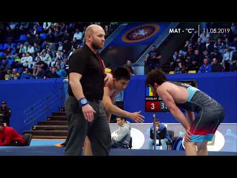 1/2 Final FS 61 kg NIKOLAY OKHLOPKOV (ROU) -  GOGAVA OTAR (GEO)