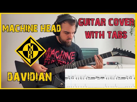 DAVIDIAN - MACHINE HEAD (GUITAR COVER WITH TABS)