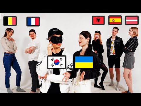 Asian Men Guesses 6 European Languages (Korea, Ukraine, Albania, Spain, France, Belguim)