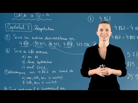 Recapitulare - Matematica - Clasa IV-a