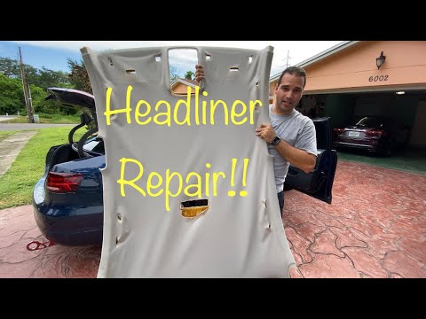Headliner Repair / Replacement on a MK6 VW Jetta