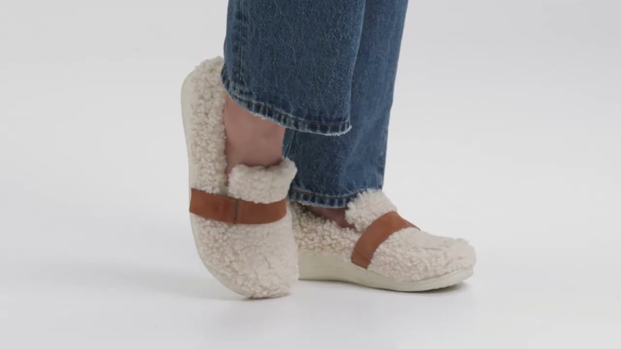 Watch Vionic Imogen Slipper - Women's Orthotic Arch Support Comfort Slipper video