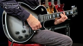 Video thumbnail for Gibson Custom Limited Edition Silver Burst Les Paul Custom Electric Guitar by Musician's Friend